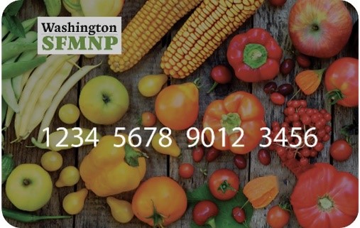Washington Senior Farmers Market Nutrition Program benefit card