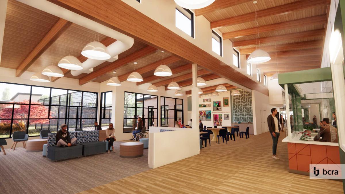 Proposed interior of Brockmann Campus facility