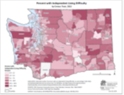 Cognitive Difficulty (ACS data by Census Tract)