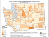 Seniors with No Car (ACS data by Census Tract)