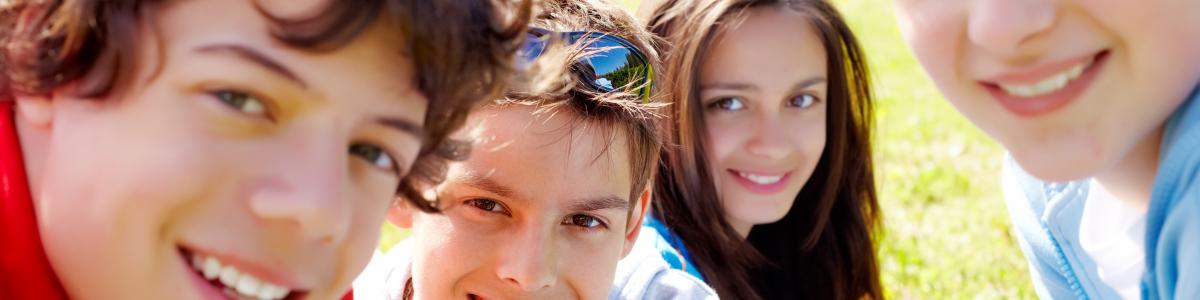 Image of four teenagers